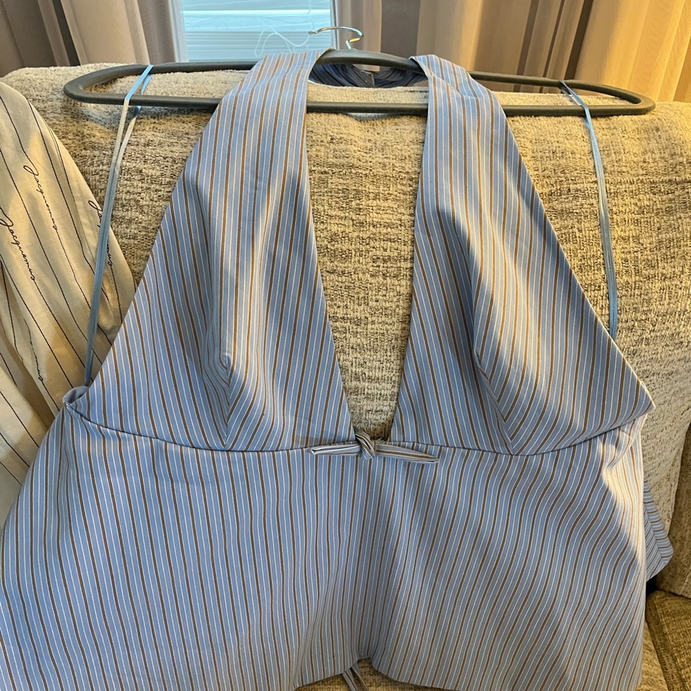 Striped Halter Top